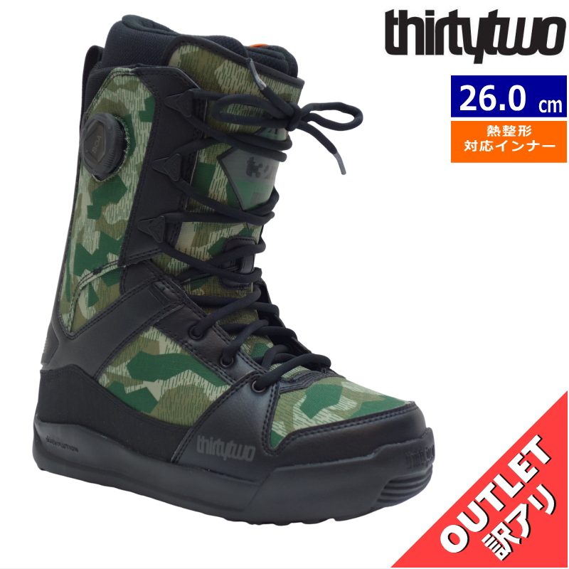 【OUTLET】23-24 THIRTYTWO DIESEL HYBRID カラー:BLACK CAMO 26cm サーティーツー ディーゼル メンズ スノーボードブーツ 型落ち 日本正規品