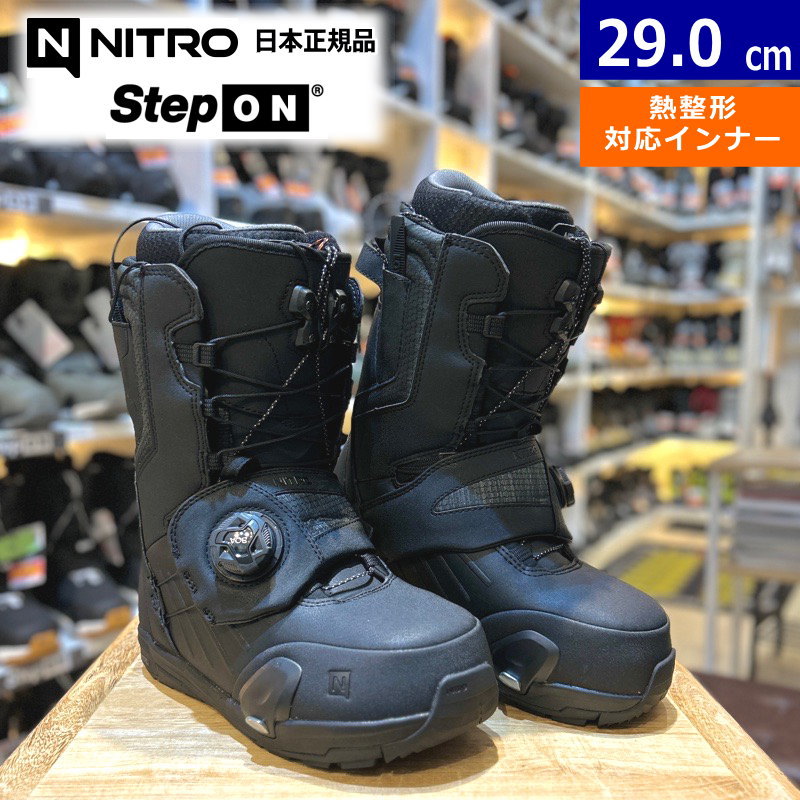25-26 NITRO PROFILE STEP ON TLS カラー:Black 29cm ナイトロ