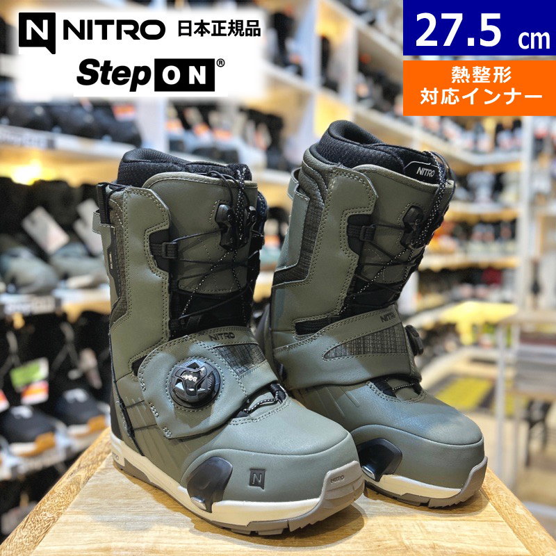 25-26 NITRO PROFILE STEP ON TLS カラー:Shadow 27.5cm ナイトロ 