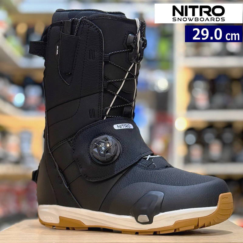 メンズ スノーボードブーツ ステップオン 25-26 NITRO VENTURE STEP ON TLS カラー:Black 29cm ナイトロ ベンチャー 型落ち 日本正規品 | 