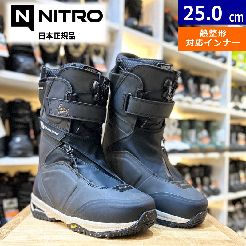 25-26 NITRO TEAM PRO MK TLS カラー:Black 25cm ナイトロ チームプロ メンズ スノーボードブーツ 熱成型対応 | 