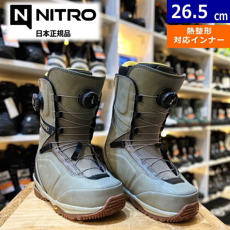 25-26 NITRO TEAM BOA カラー:Sage 26.5cm ナイトロ チーム ボア 
