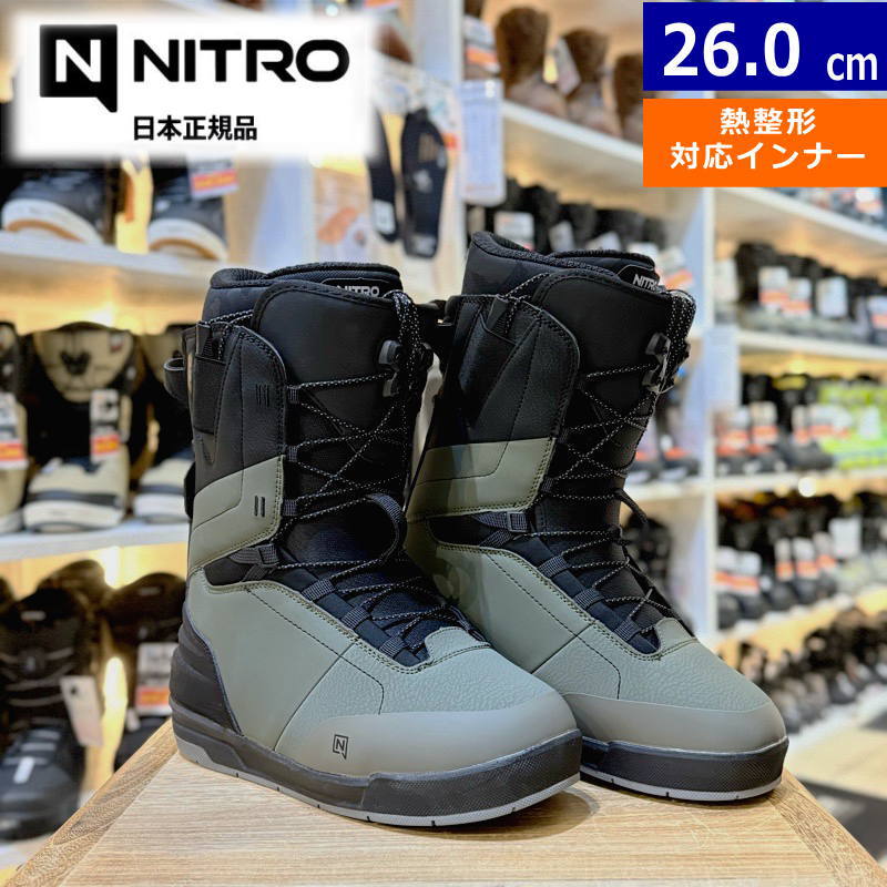 25-26 NITRO VENTURE TLS カラー:Shadow-Black 26cm ナイトロ 