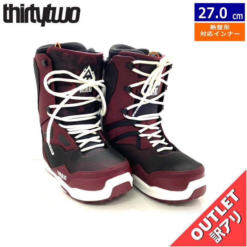 ラスト1点】 【OUTLET】24-25 THIRTYTWO TM-2 STEVENS カラー:OXBLOOD