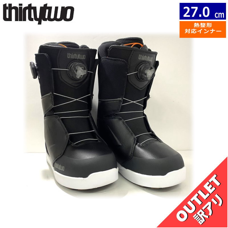 ThirtyTwo Lashed Double BOA ブラック 8.5 thirtytwo（サーティーツー） 24-25 THIRTYTWO/サーティーツー LASHED