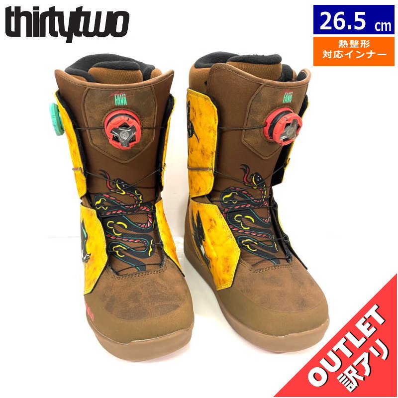 ラスト1点】 【OUTLET】24-25 THIRTYTWO LASHED DOUBLE BOA FAVA