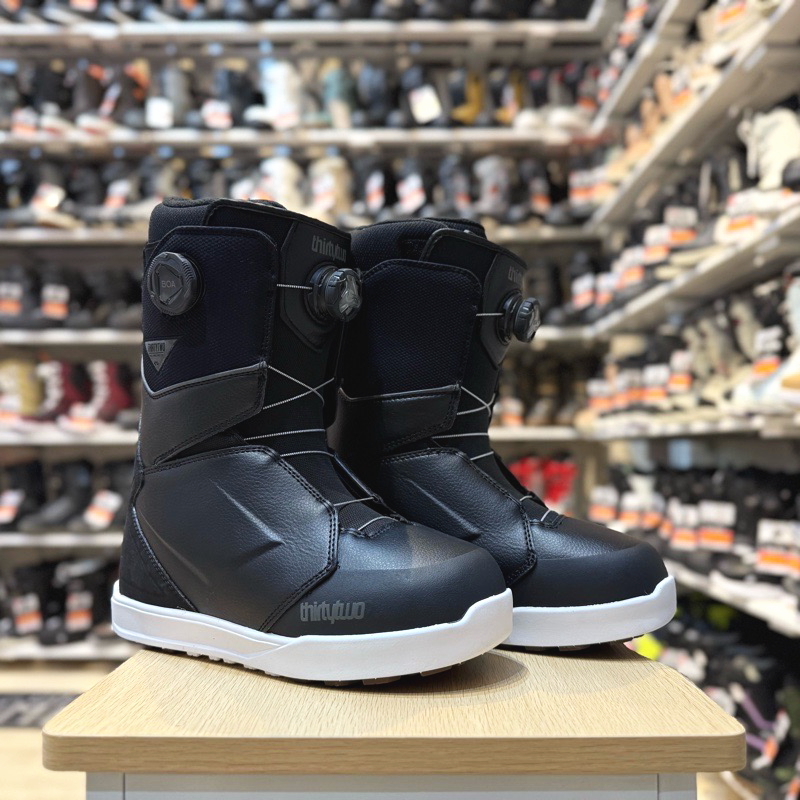 OUTLET】24-25 THIRTYTWO LASHED DOUBLE BOA WIDE BLACK GREY