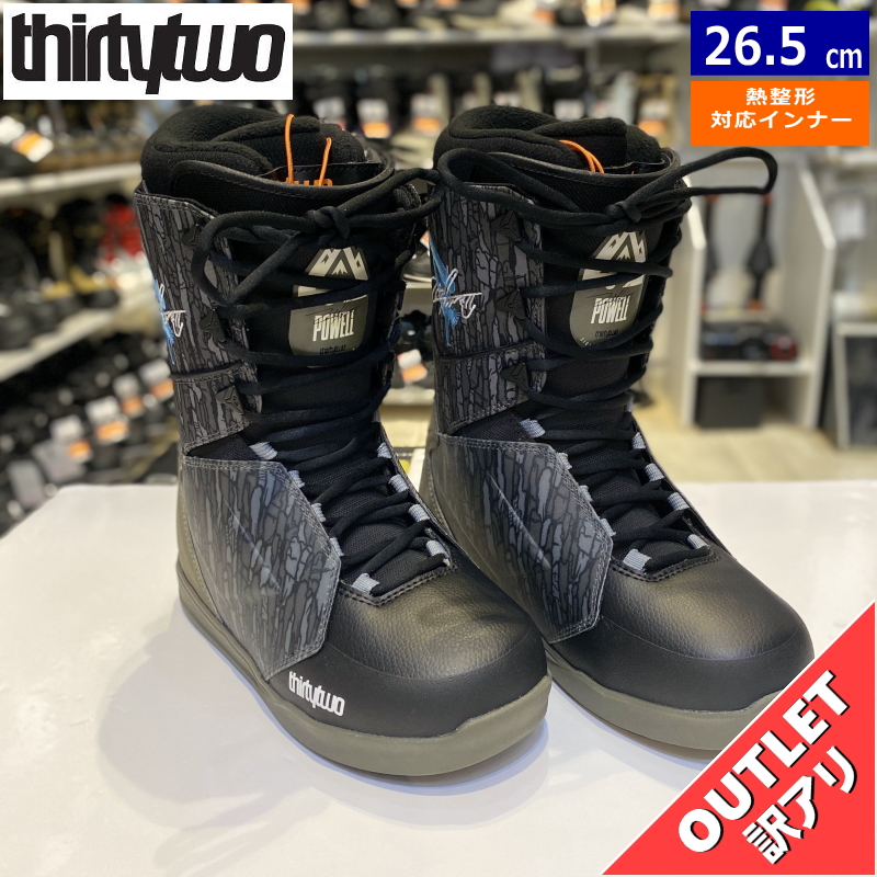 ラスト1点】 【OUTLET】24-25 THIRTYTWO LASHED POWELL OLIVE GREY