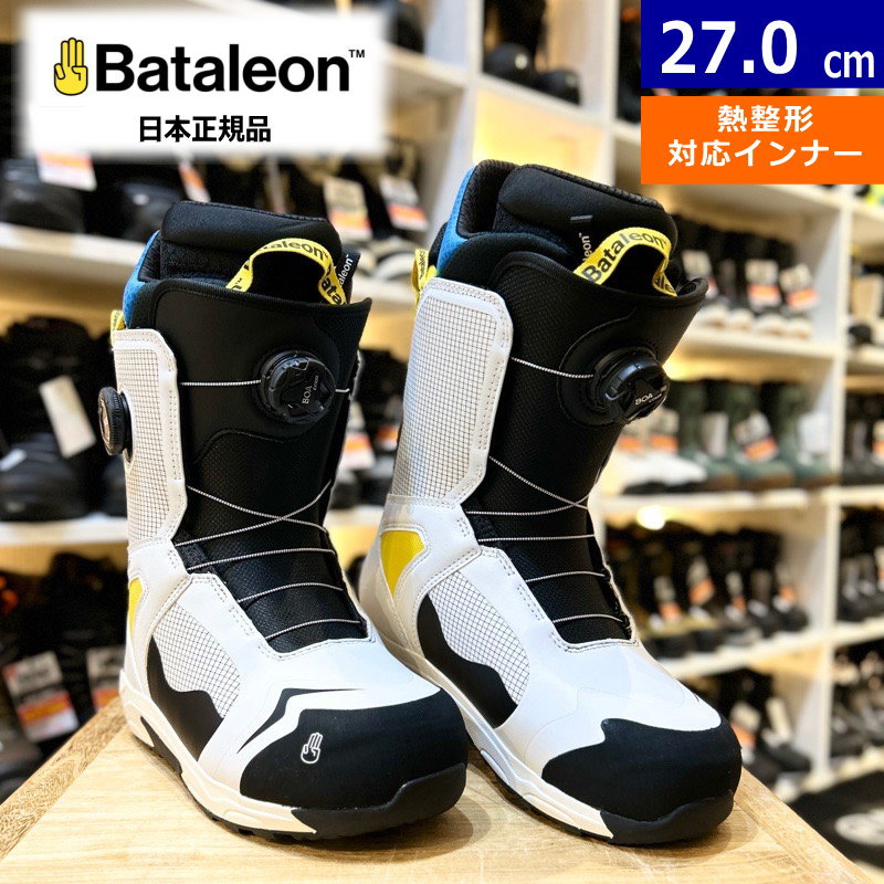 25-26 BATALEON RAVE カラー:WHITE 27cm バタレオン レイブ メンズ