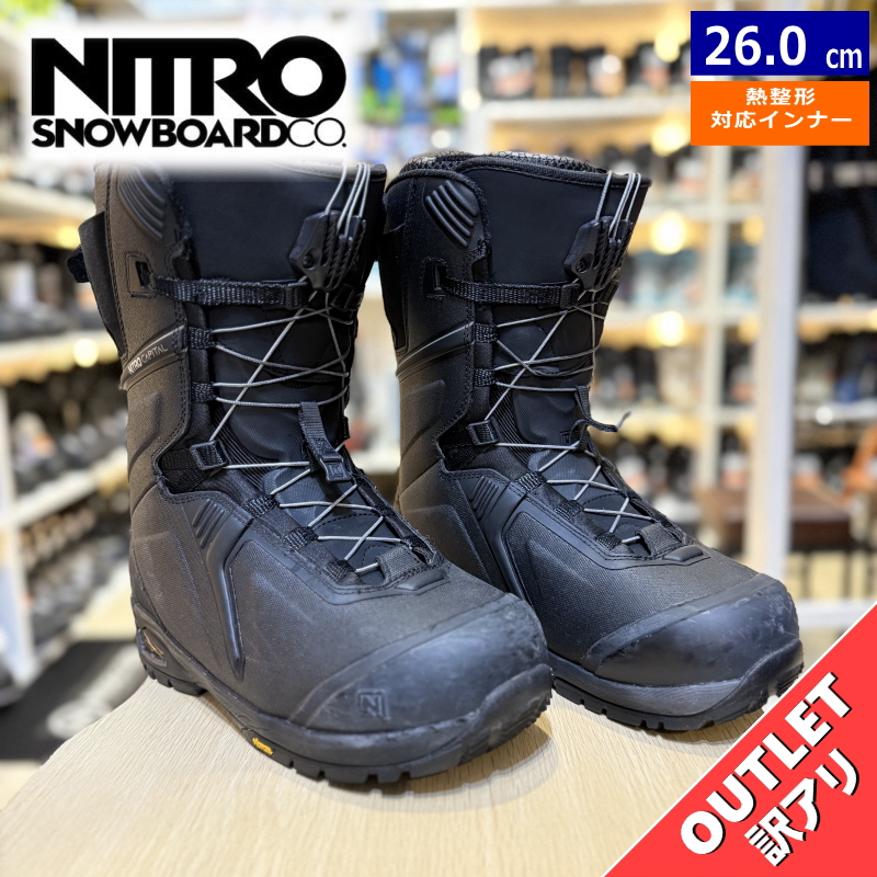 24-25 NITRO CAPITAL TLS カラー:BLACK 26cm ナイトロ キャピタル