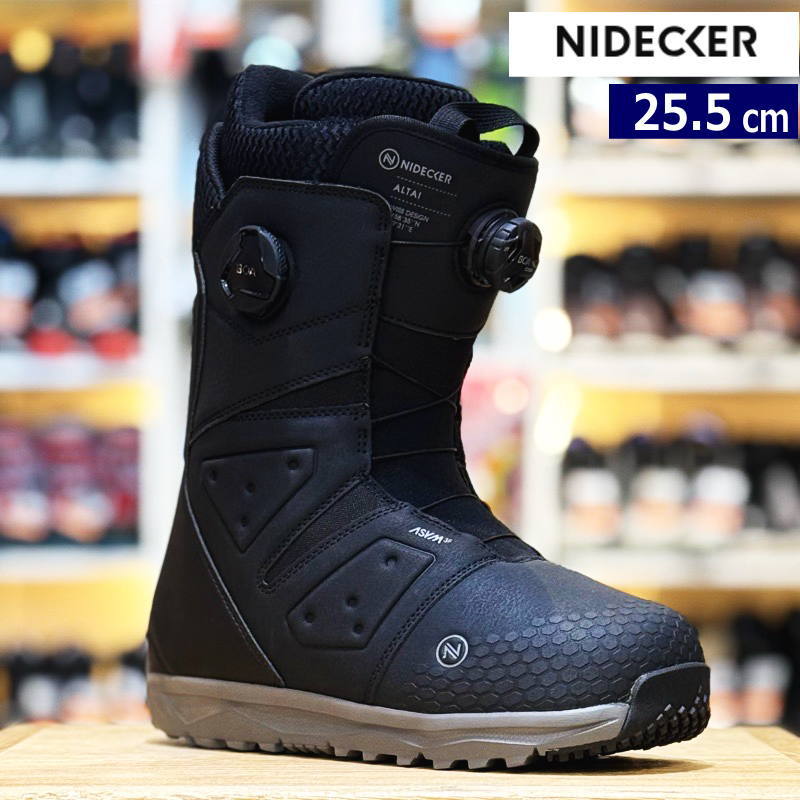 メンズ スノーボードブーツ 24-25 NIDECKER ALTAI カラー:BLACK 25.5cm