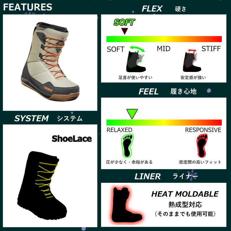 thirtytwo スノーボード ブーツ（サイズ（cm）：27cm）｜スノーボード