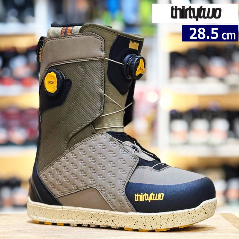 メンズ スノーボードブーツ 25-26 THIRTYTWO LASHED DB BRADSHAW カラー:OLIVE BLACK 28.5cm サーティーツー ブラッドショー 型落ち 日本正規品