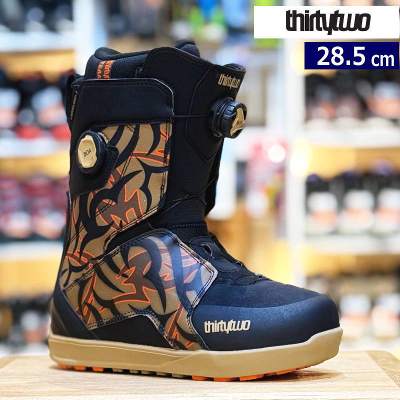 メンズ スノーボードブーツ 25-26 THIRTYTWO LASHED DB CORDUROY カラー:BLACK PRINT 28.5cm サーティーツー コーデュロイ 型落ち 日本正規品