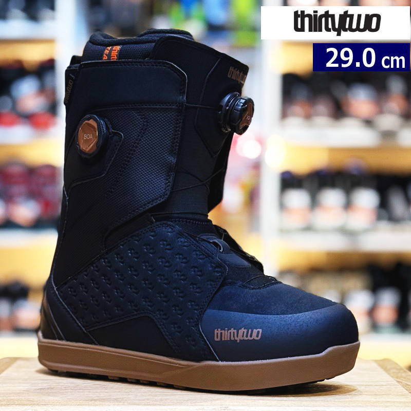 メンズ スノーボードブーツ 25-26 THIRTYTWO LASHED DOUBLE BOA カラー:BLACK GUM 29cm サーティーツー ダブルボア 型落ち 日本正規品
