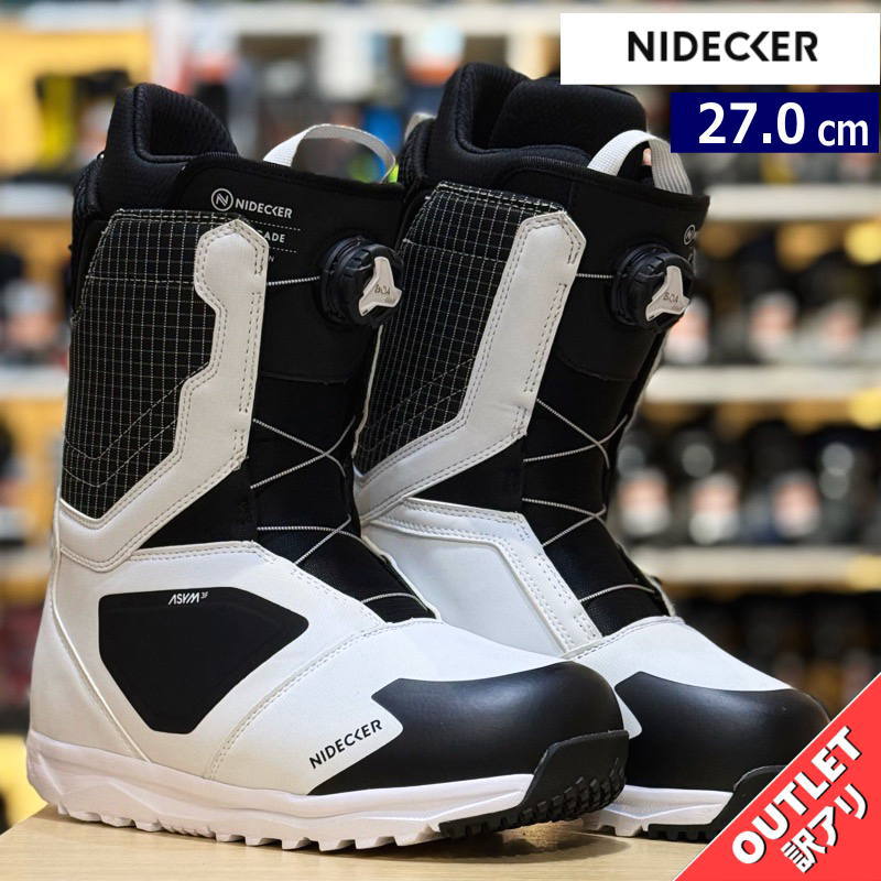 ナイデッカー　スノーボードブーツ　カスケード　スノボ アウトレット】メンズ スノーボードブーツ 25-26 NIDECKER CASCADE
