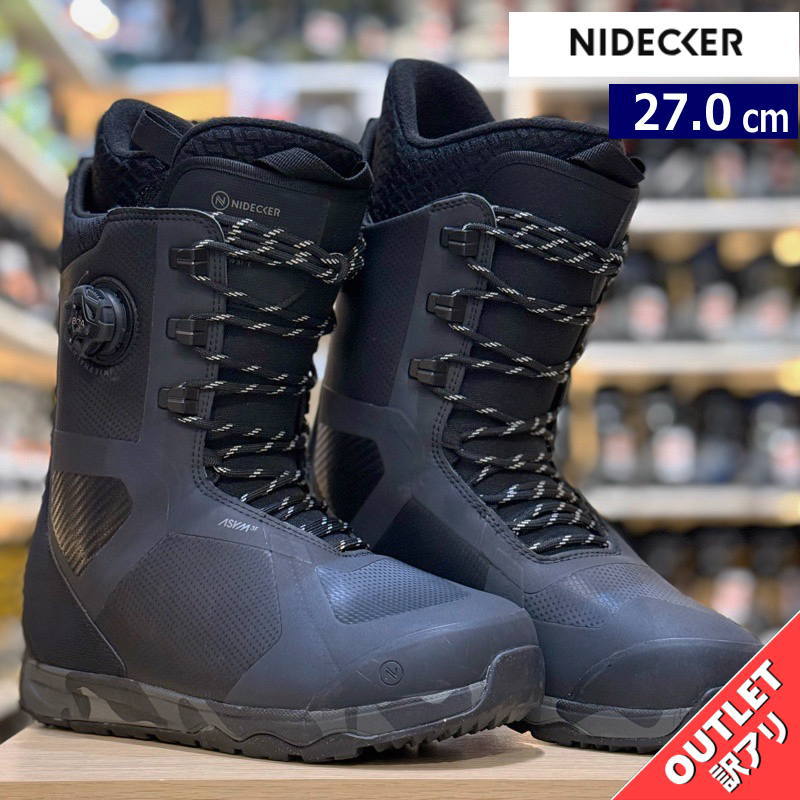 アウトレット】メンズ スノーボードブーツ 25-26 NIDECKER KITA LACE