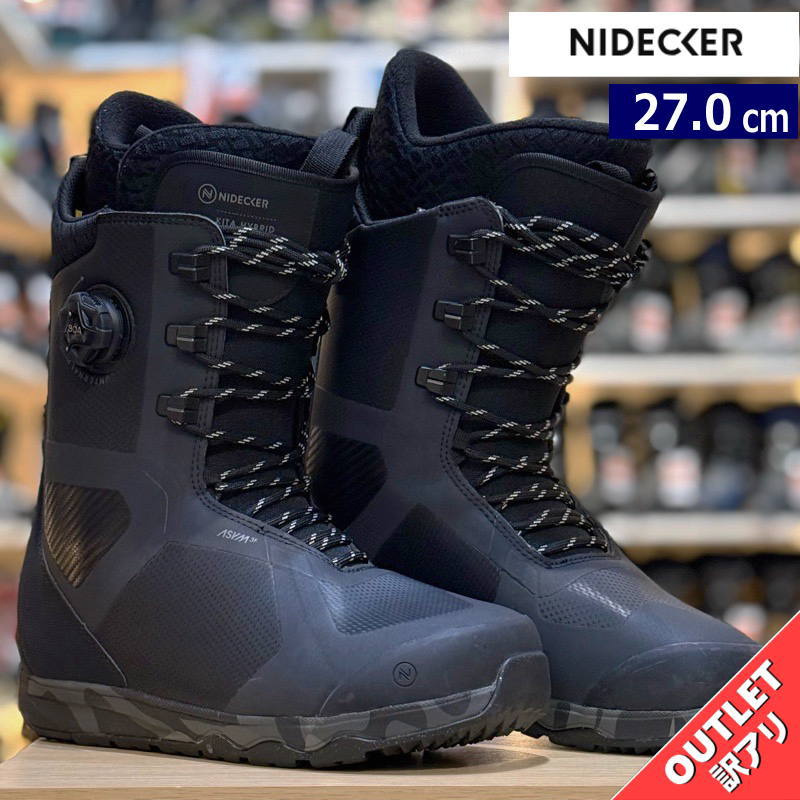 アウトレット】メンズ スノーボードブーツ 25-26 NIDECKER KITA LACE