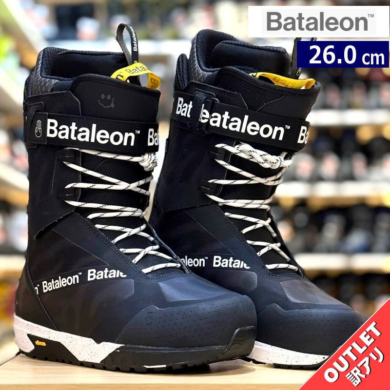 【アウトレット】メンズ スノーボードブーツ 25-26 BATALEON Salsa Lace カラー:BLACK 26cm バタレオン サルサ 型落ち 日本正規品 | 