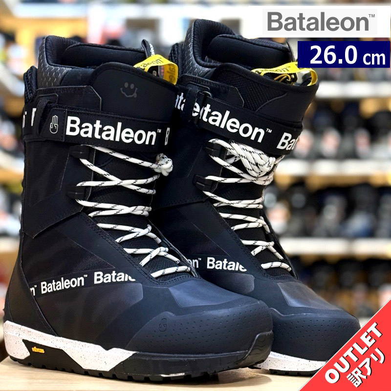 【アウトレット】メンズ スノーボードブーツ 25-26 BATALEON Salsa Lace カラー:BLACK 26cm バタレオン サルサ 型落ち 日本正規品 | 