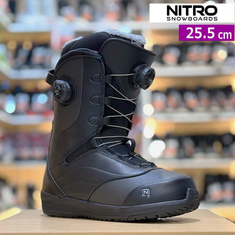 レディース スノーボードブーツ 24-25 NITRO CROWN BOA カラー:BLACK