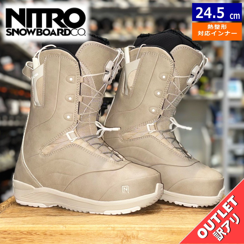 ラスト1点】 【OUTLET】24-25 NITRO CROWN TLS カラー:SAND 24.5cm