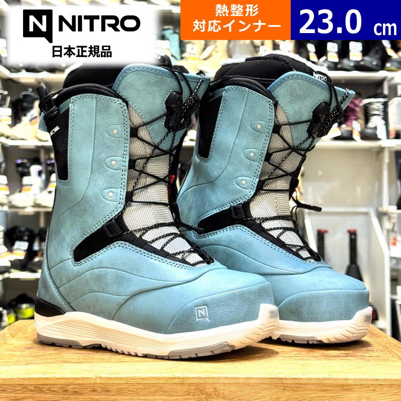 NITRO CROWN TLS レディース　スノーボード　ブーツ　24.0㎝ ラスト1点】 23-24 NITRO CROWN TLS カラー:Black 25.5cm