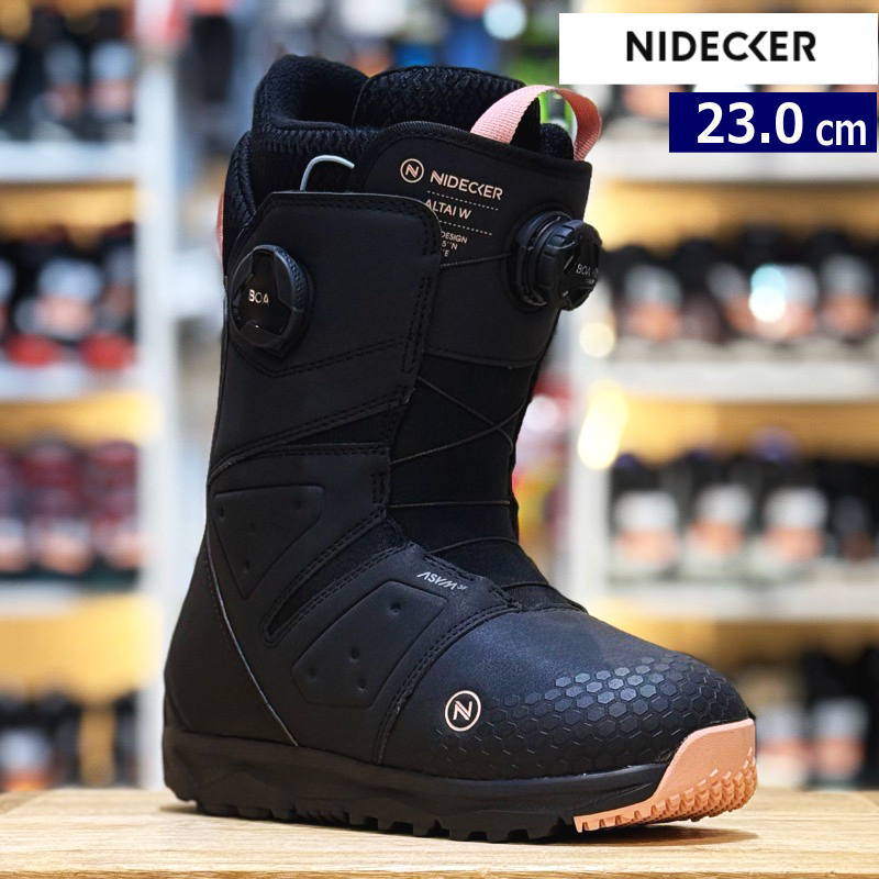 レディース スノーボードブーツ 24-25 NIDECKER ALTAI W カラー:BLACK