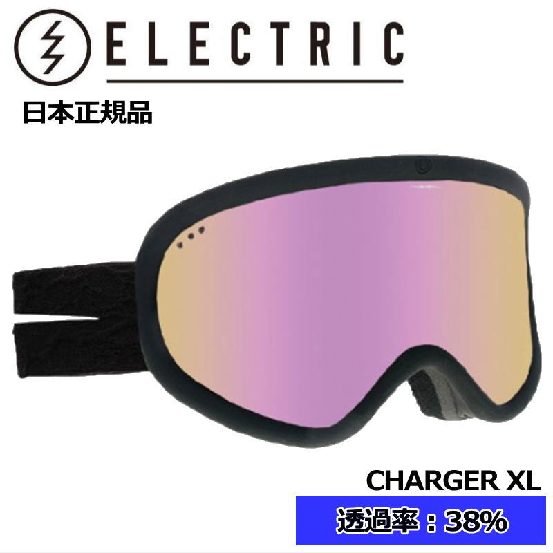23-24 ELECTRIC CHARGER XL カラー:BLACK TORT NURON レンズ:PINK 