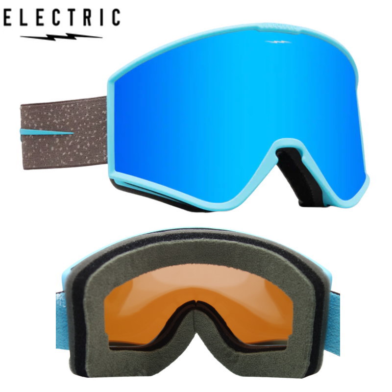 23-24ELECTRIC KLEVELAND カラー:DELPHI SPECKLE レンズ:BLUE CHROME CONTRASTエレクトリック