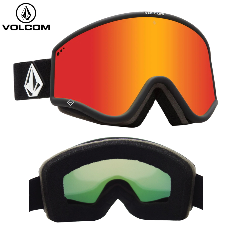 VOLCOM ボルコム　ゴーグル　レッド VOLCOM（ボルコム） 23-24 スノボ ゴーグル SNOW Garden Goggle ラバー