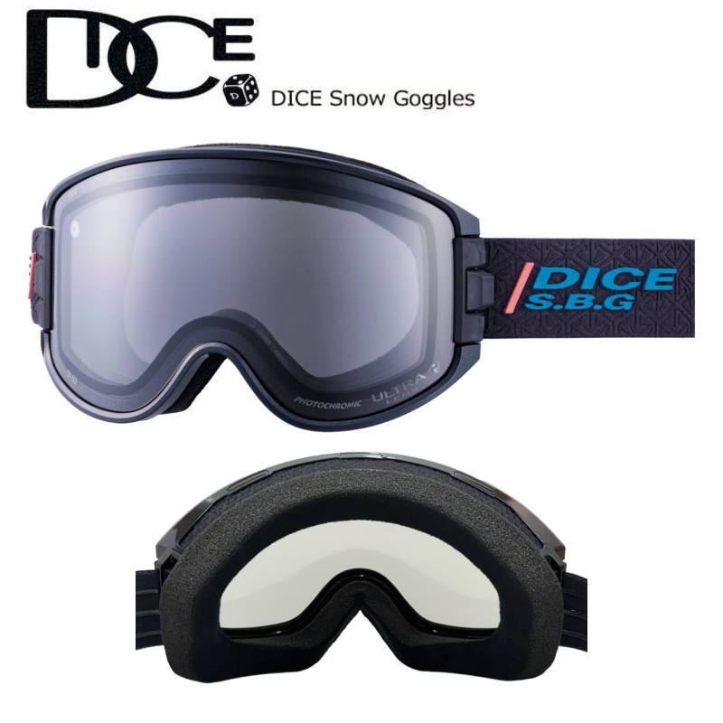 25-26 ダイス グッドマン WGRY 調光×ULTRAライトグレイ DICE（ダイス） 25-26 DICE GOODMAN カラー:PBK レンズ:調光×ULTRA