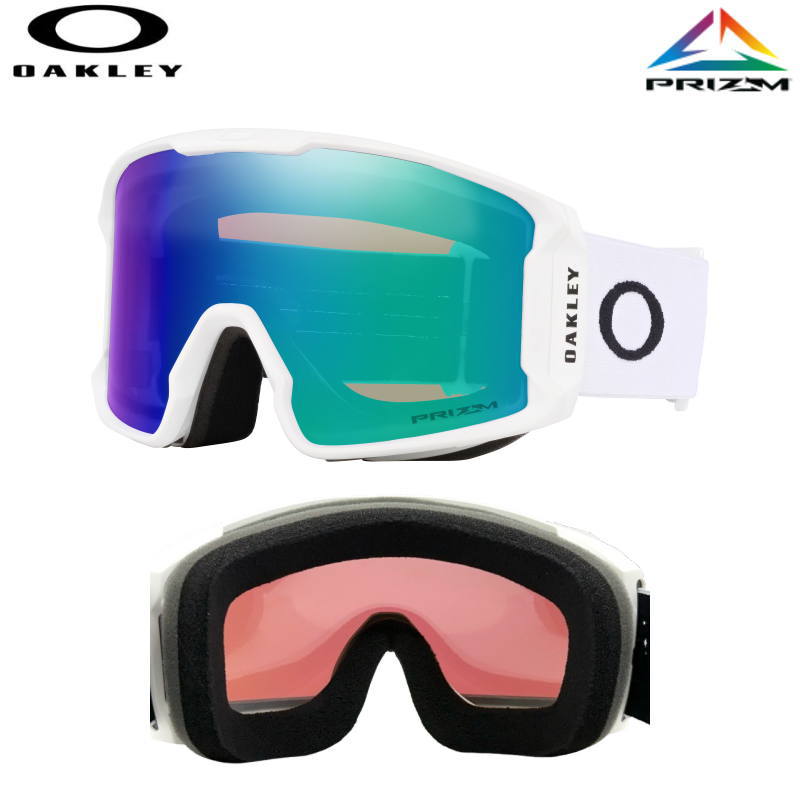 Oakley Line Miner L ホワイト　ARGON IRIDIUM OAKLEY（オークリー） 25-26 OAKLEY LINE MINER L カラー:MATTE WHITE