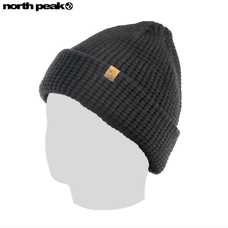 ■[FREEサイズ]NORTH PEAK BEANIE NP-9397 カラー:BK ビーニー ニット帽 キャップ スノーボード スノボ スキー｜off-1