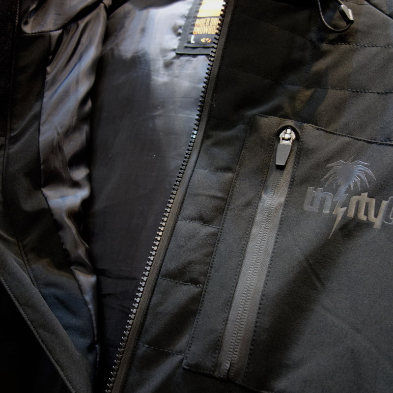 OUTLET】 THIRTYTWO REST STOP PUFF JKT BLACK Lサイズ サーティツー 