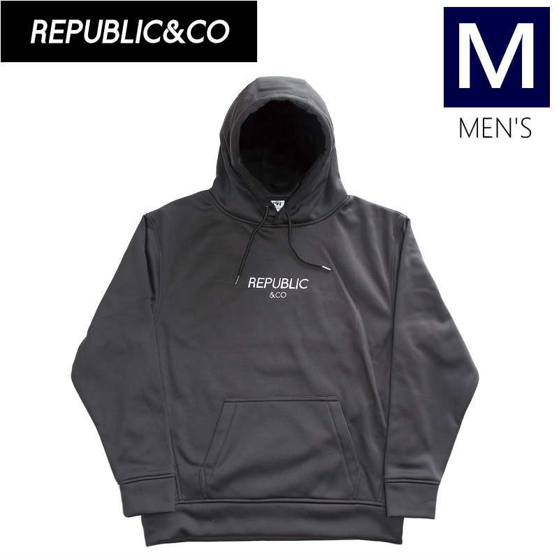 22-23 REPUBLIC CLASSIC BONDING HOODIE カラー:Black Mサイズ リパブリック パーカー フーディ 日本正規品