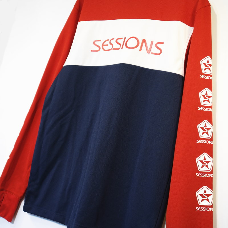 【OUTLET】 SESSIONS ROOST RIDING JERSEY DEEP RED Lサイズ メンズ スノーボード スキー アパレル クルーネック トレーナー 型落ちアウトレットSALE!!｜off-1｜02