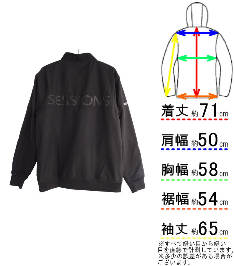 【OUTLET】 SESSIONS LITHIUM BOMBER JKT BLACK Lサイズ セッションズ メンズ スノーボード スキー アパレル  ジャケット 型落ち 日本正規品