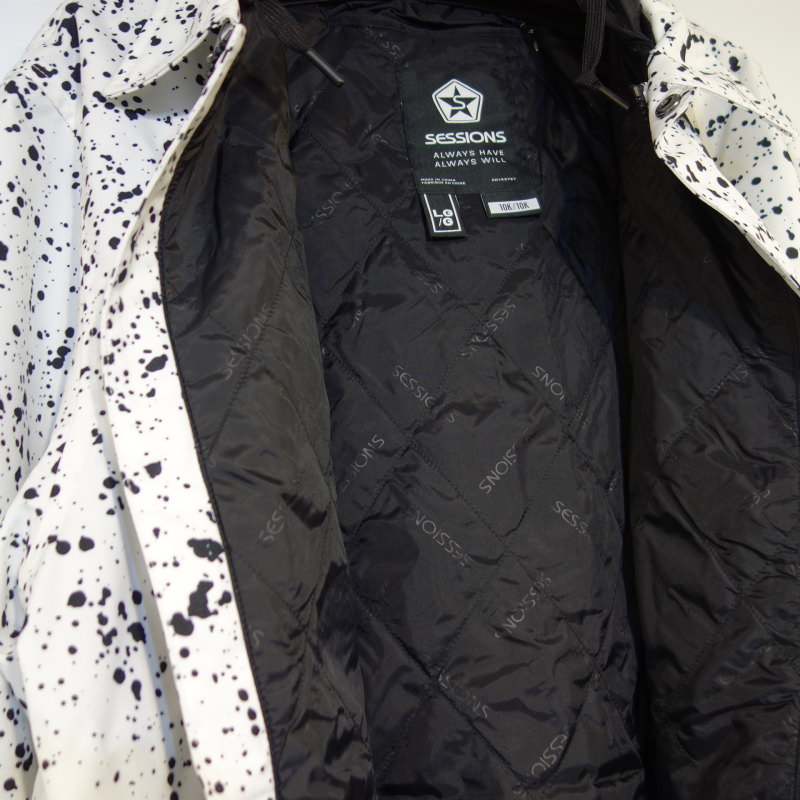 【OUTLET】 ANGST COACH JKT SPLATTER PRINT Lサイズ メンズ スノーボード スキー アパレル コーチジャケット 型落ちアウトレットSALE!!｜off-1｜03