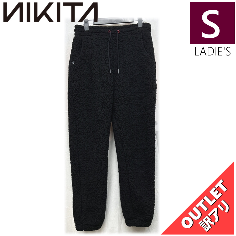  NIKITA SMORE JOGGER BLACK Sサイズ レディース アパレル パンツ ズボン モコモコ 日本正規品