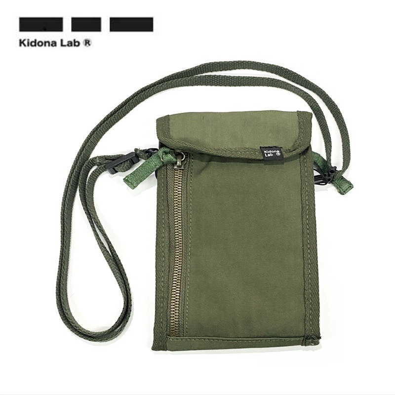 ○24 KIDONA MULTI SHOULDER PASS カラー:OLIVE CANVAS パスケース