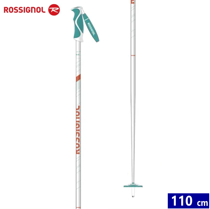 [110cm]19 ROSSIGNOL ELECTRA PRO ロシニョール エレクトラプロ スキー ポール ストック 型落ち 旧モデル｜off-1