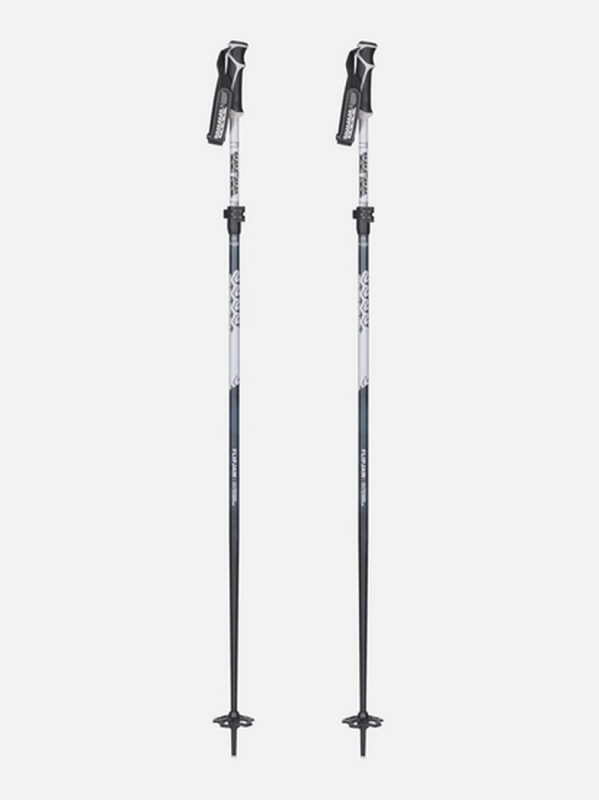 伸縮スキーポール 24 K2 FLIPJAW FREERIDE カラー:BK/GR[100-120cm 