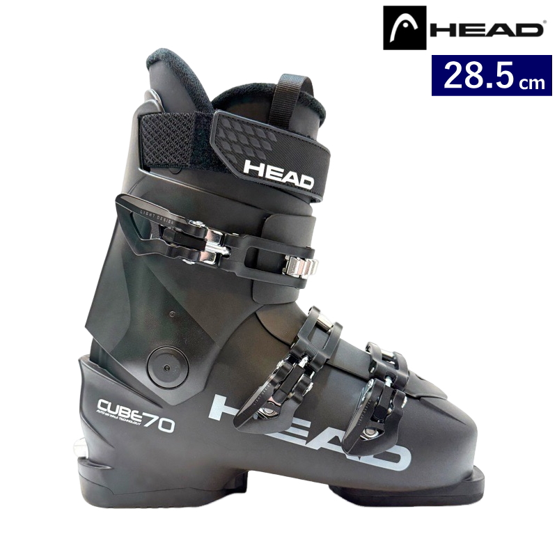 24-25 HEAD Ski CUBE 3 70 [28.5cm足幅104mm幅] ヘッド メンズ スキーブーツ 2ピースブーツ