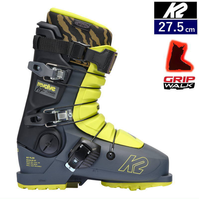 24-25 K2 REVOLVE KF [27.5cm足幅99mm幅] ケーツー メンズ スキーブーツ 3ピース フリースタイル フリースキー