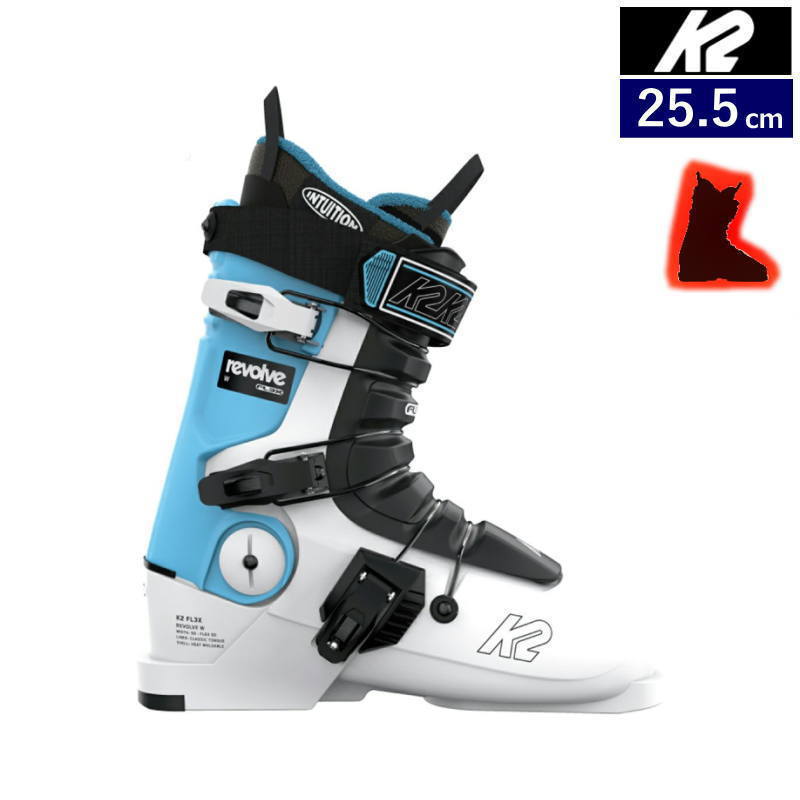 24-25 K2 REVOLVE W [25.5cm足幅99mm幅] ケーツー レディース スキーブーツ 3ピース フリースタイル フリースキー