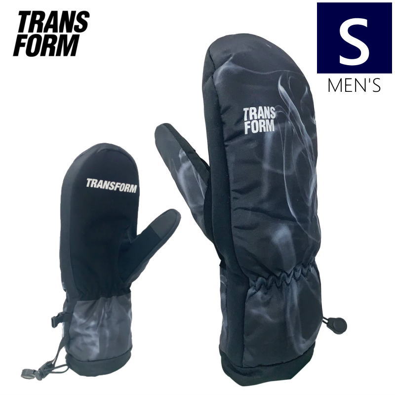 ○22-23 TRANS FORM THE BUDGET SMUGGLER MITTEN カラー:BLK SMK Sサイズ トランスフォーム スキー スノーボード　グローブ