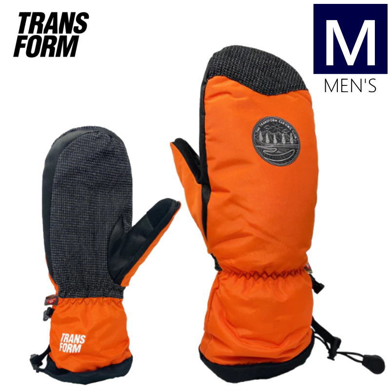 ○22-23 TRANS FORM THE CARVING MITTEN カラー:TIG ORG  Mサイズ トランスフォーム スキー スノーボード　グローブ