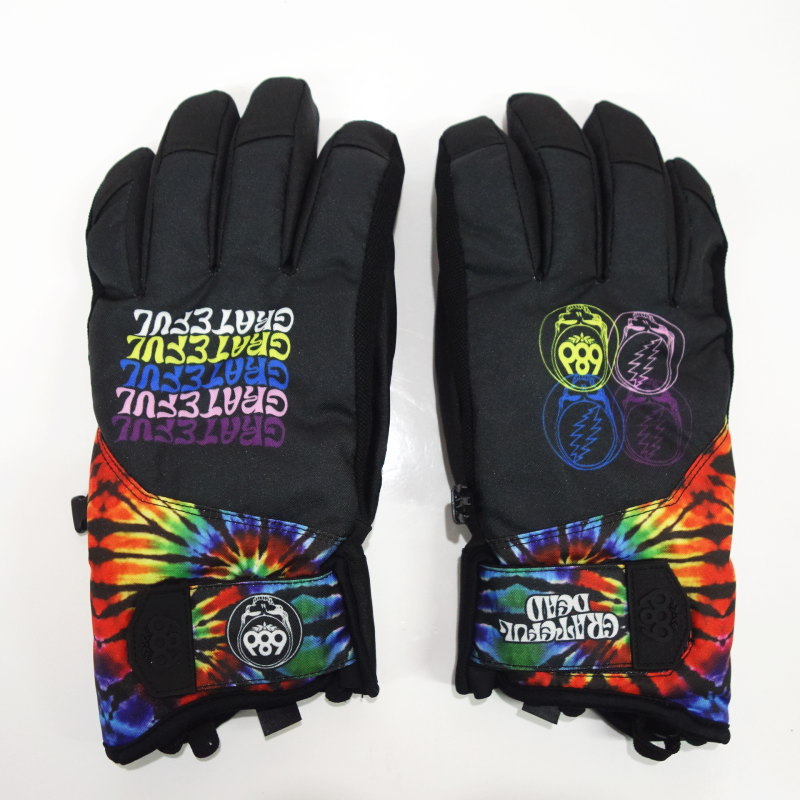 ●23-24 686 PRIMER GLOVE カラー:GRATEFUL DEAD BLACK TIE DYE  Mサイズ シックスエイトシックス  スキー スノーボード |  | 01