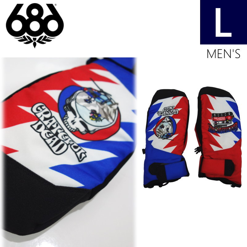 ○23-24 686 PRIMER MITTEN カラー:GRATEFUL DEAD ADVENTURES Lサイズ